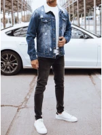 Pánska modrá džínsová bunda FashionStreet TX4580