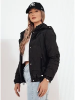 Dámska prechodná prešívaná bunda ZERNI black FashionStreet TY4175 Dámska prechodná prešívaná bunda ZERNI black FashionStreet TY4175