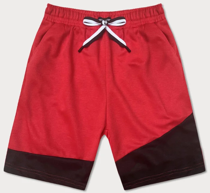 Červené pánské kraťasy model 18433276 - J.STYLE