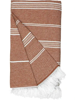 The One Towelling Recycled Hamam Towel Hamamový uterák „Recycled“ 48.1059 hrdzavooranžový