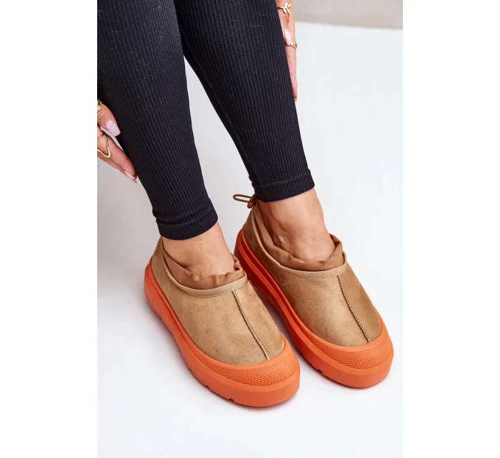 Dámské Sněhule Na Platformě S Svrškem Camel model 21676519 - Boto Dámské Sněhule Na Platformě S Svrškem Camel model 21676519 - Boto