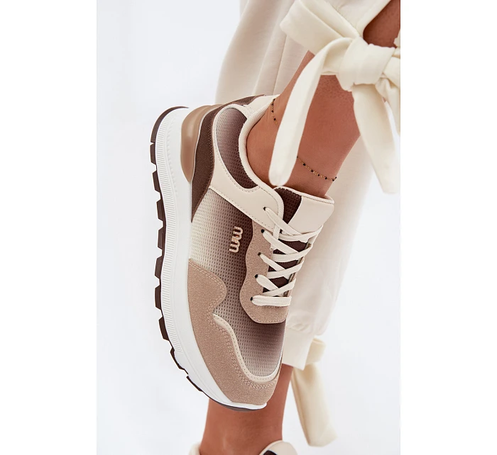 Dámské tenisky na platformě Hnědé model 22099924 - Boto