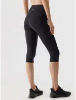 Dámske 3/4 legíny 4F - čierne Dámske 3/4 legíny 4F - čierne