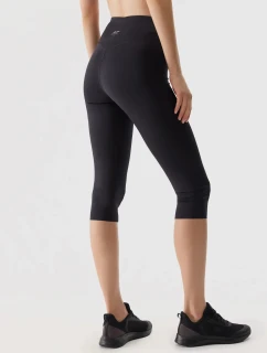 Dámske 3/4 legíny 4F - čierne