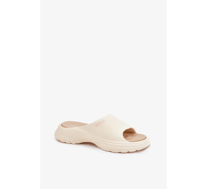 Dámske penové papuče Big Star - béžové