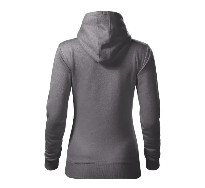Mikina s kapucňou steel grey