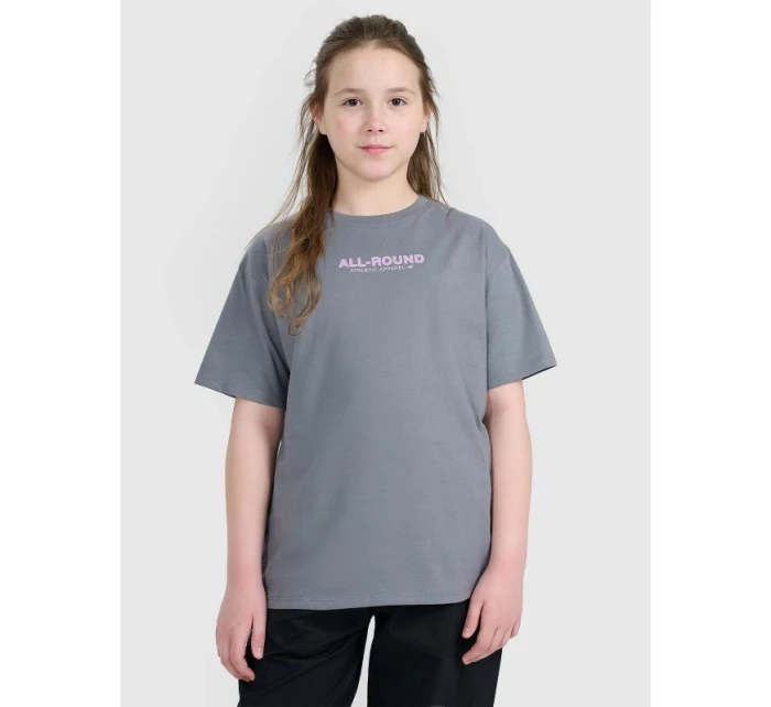 Dívčí tričko oversize s potiskem model 21870603 - 4F