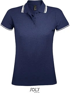 SOL'S Pasadena Women Dámské piqué polo model 22521933 french navy/white