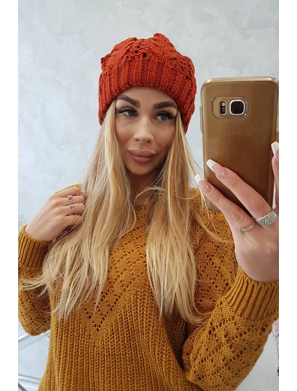 Motýlí uzávěr model 18749853 červený - K-Fashion