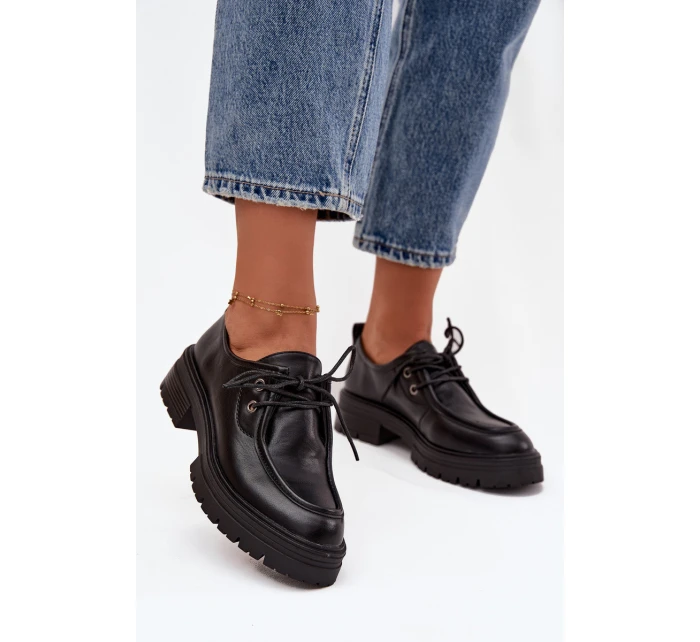 Dámské polobotky z eko kůže černé model 21747692 - Boto Dámské polobotky z eko kůže černé model 21747692 - Boto