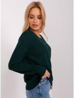Sweter AT SW 2231A.00P ciemny zielony