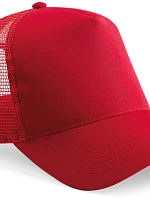 Beechfield B 640 5-panelová čiapka typu Trucker 53.0640 classic red/classic red