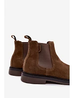 Kožené Zateplené Boty Pro Na Zip Big Star Černé model 22386501 - Big Star Shoes Kožené Zateplené Boty Pro Na Zip Big Star Černé model 22386501 - Big Star Shoes