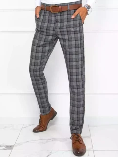 Pánské tmavě šedé kalhoty model 21965093 - Dstreet