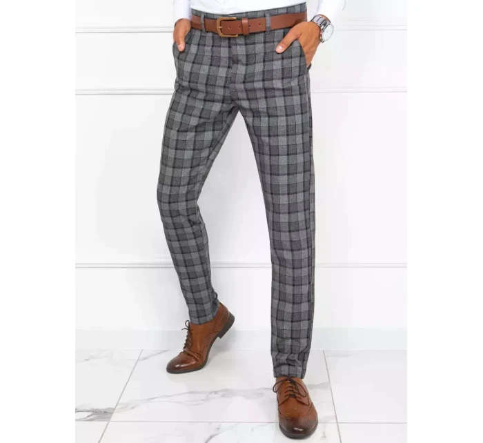 Pánské tmavě šedé kalhoty model 21965093 - Dstreet Pánské tmavě šedé kalhoty model 21965093 - Dstreet