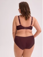 Poloměkká podprsenka Gaia BS 1058 Maxi Wine