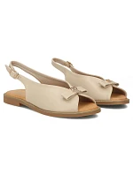 Dámske béžové sandále Filippo DS7923