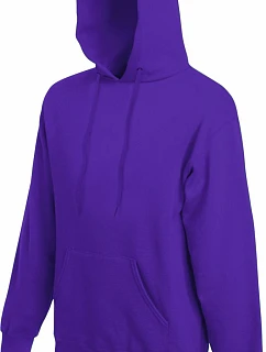 Fruit of the Loom Classic Hooded Sweat Mikina s kapucňou 16.2208 fialová
