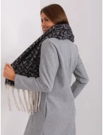 Szalik AT SZ model 18985246 czarno beżowy - FPrice Szalik AT SZ model 18985246 czarno beżowy - FPrice