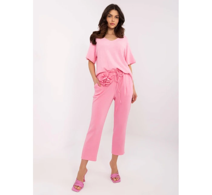 Nohavice DHJ SP 20323.70 pink