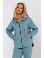 M761 Mikina s kapucňou na zips a klokaním vreckom - agáve M761 Mikina s kapucňou na zips a klokaním vreckom - agáve