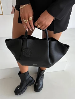 Dámska nákupná taška z ekokože - čierna Big Star