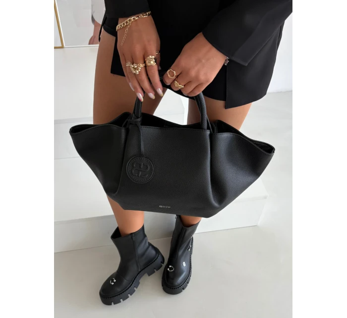 Dámska nákupná taška z ekokože - čierna Big Star Dámska nákupná taška z ekokože - čierna Big Star