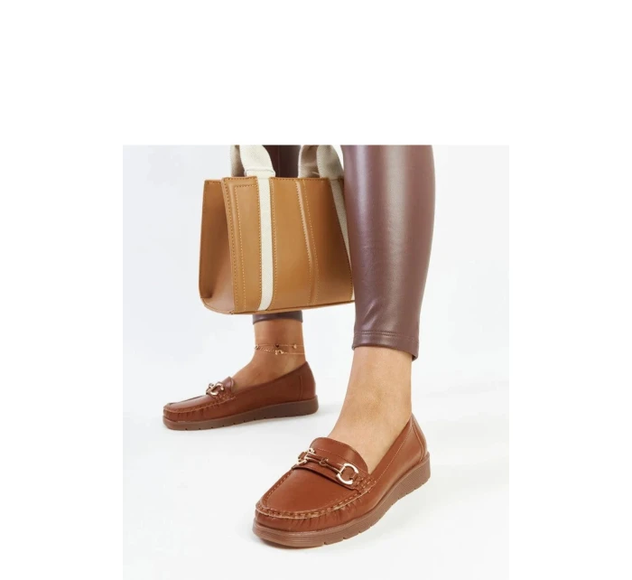 Mokasíny 2998 model 207455 hnedé - Solea