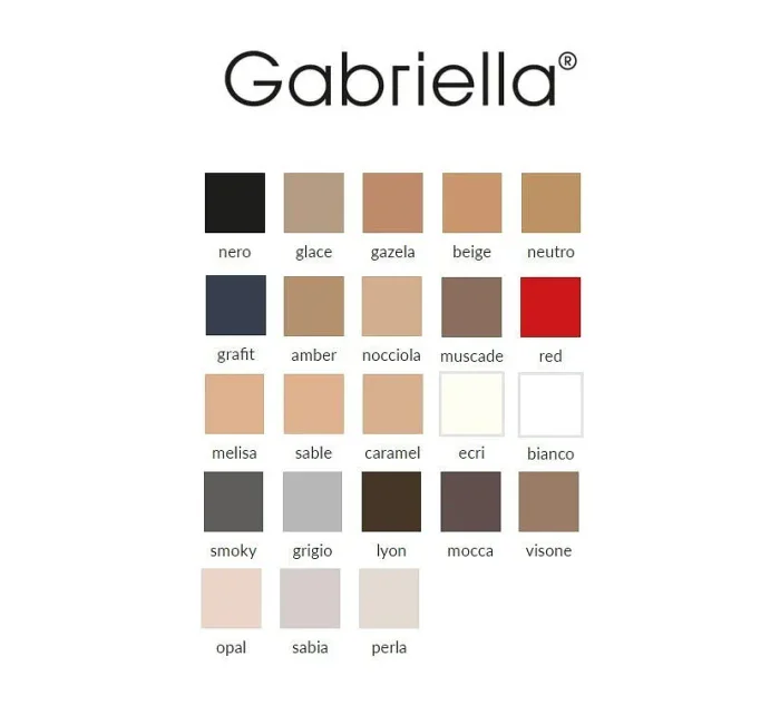 Samodržiace pančuchy Gabriella Plus Size 164 7-8 15 den