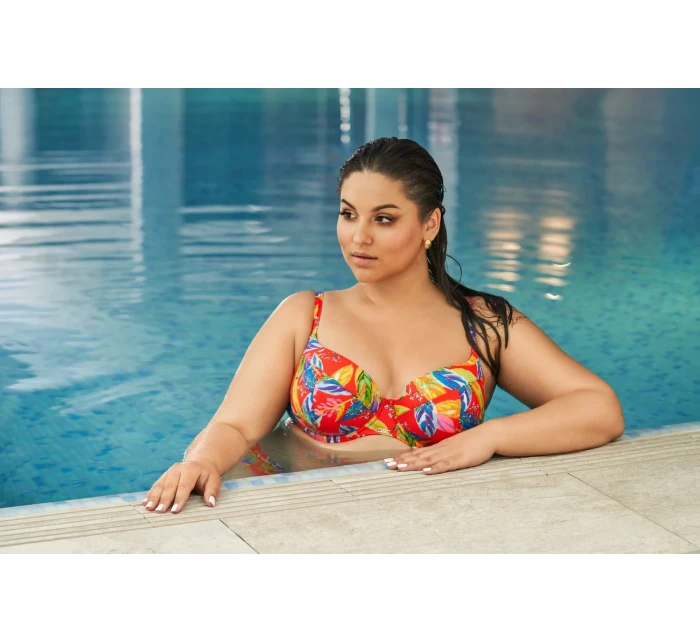 Podprsenka s model 20985700 košíčky SK 226 Vivid Orange - Ava