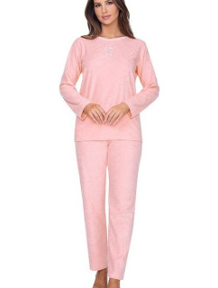 Dámské froté pyžamo Emily růžové
