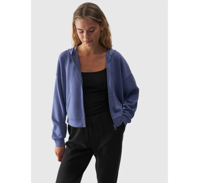 Dámska modalová elastická mikina 4F 4FWAW24TSWSF1341-32S