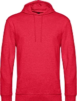 B&C #Hoodie Pánska mikina s kapucňou 01.U03W heather red