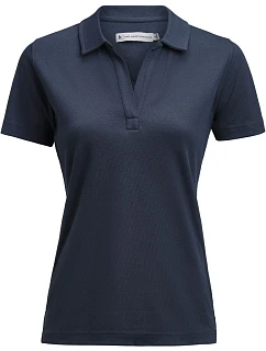 James Harvest Scarsdale Polo Women Dámske piqué polo z hrubej bavlny 62.2504 tmavomodré