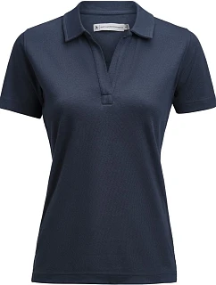 James Harvest Scarsdale Polo Women Dámske piqué polo z hrubej bavlny 62.2504 tmavomodré