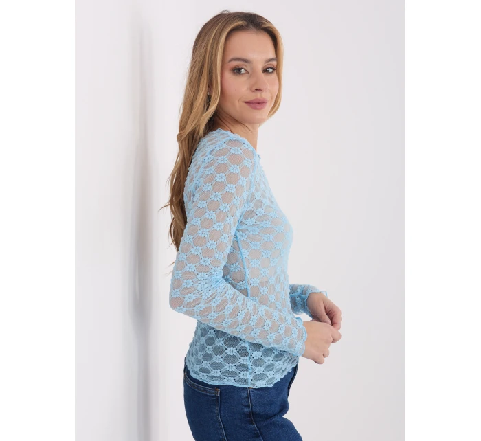 Blúzka PM BZ SF127.75 svetlomodrá