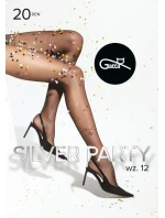 Stříbrné společenské punčocháče model 20610525 - Gatta Stříbrné společenské punčocháče model 20610525 - Gatta