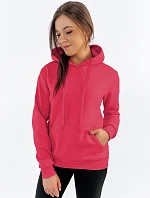 Dámska mikina s kapucňou BASIC pink BY1164