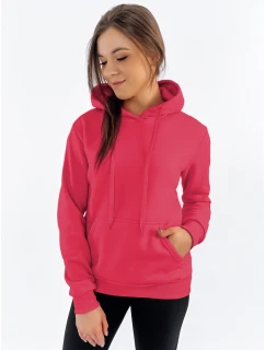 Dámska mikina s kapucňou BASIC pink BY1164