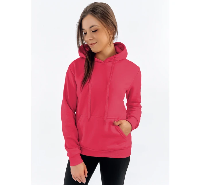 Dámska mikina s kapucňou BASIC pink BY1164