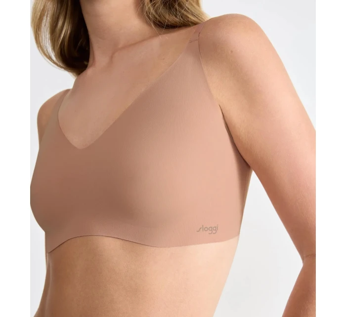 Dámska podprsenka ZERO Microfibre 2.0 Bralette - CAMEO BROWN - hnedá 00ME - SLOGGI