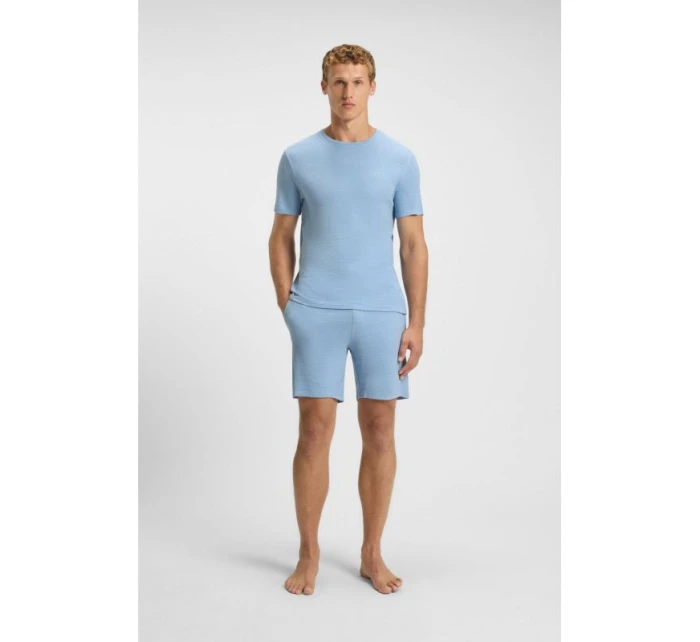 Tričko Boss Rib Azzurro M 50509328-450 pánske