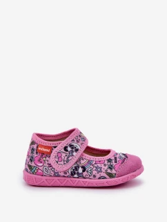 Kapcie Milami Dziecięce Na Rzep W Pandy Różowe Esnia