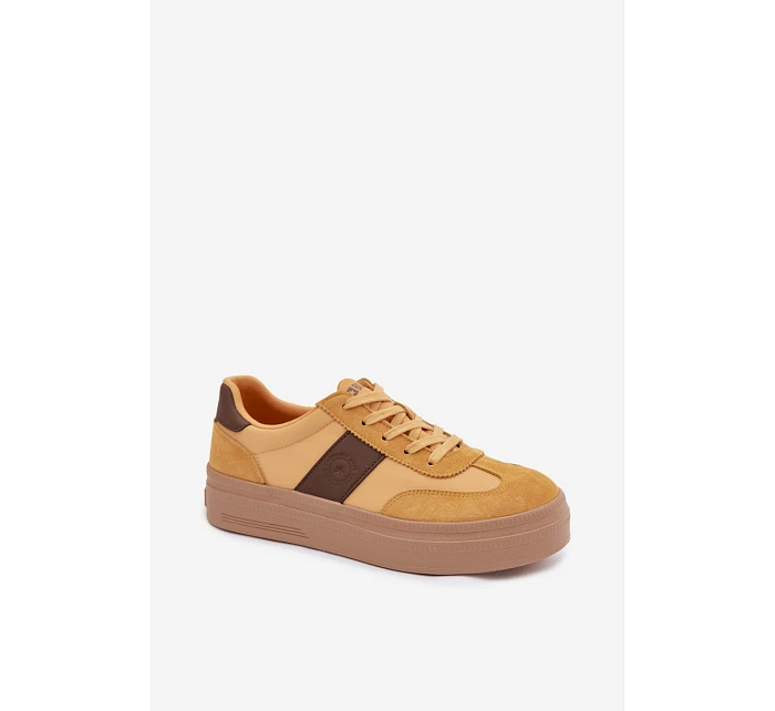 Dámské semišové tenisky Big Star TT274166 Žluté