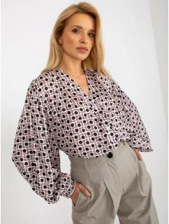 Dámska košeľa LK KS 509017.64 tmavo ružová - FPrice