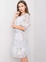 Šaty LK SK 508129.06X svetlo šedá