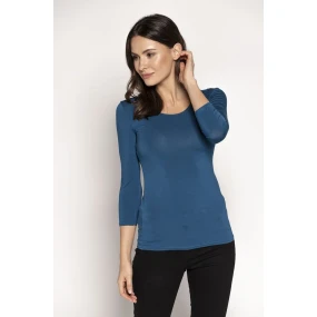 Manati 3/4 indigová blúzka - Babell