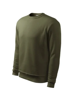 Essential mikina s kapucňou pánska/detská vojenská