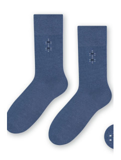 Pánske vzorované ponožky 056 Výpredaj JEANS 45-47