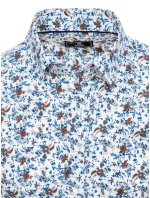 Pánské bílé tričko s krátkým rukávem Dstreet model 21969080 - FashionStreet Pánské bílé tričko s krátkým rukávem Dstreet model 21969080 - FashionStreet